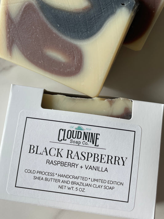 NEW! Limited Edition Black Raspberry Soap: Raspberry + Vanilla (Available June 1st)