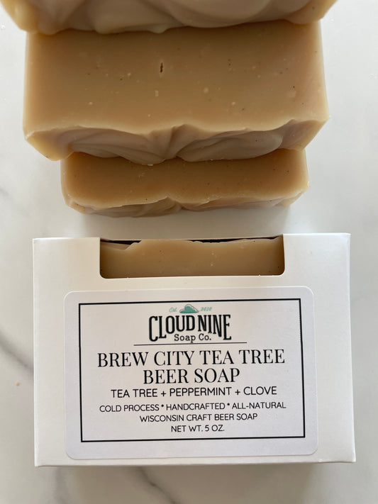 Brew City Craft Beer Soap: Tea Tree & Clove