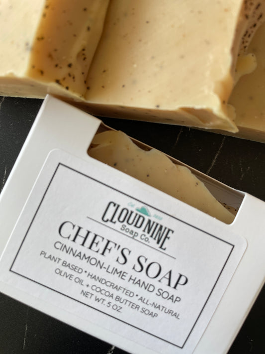 Chef's Soap: Cinnamon, Lime, Lemongrass