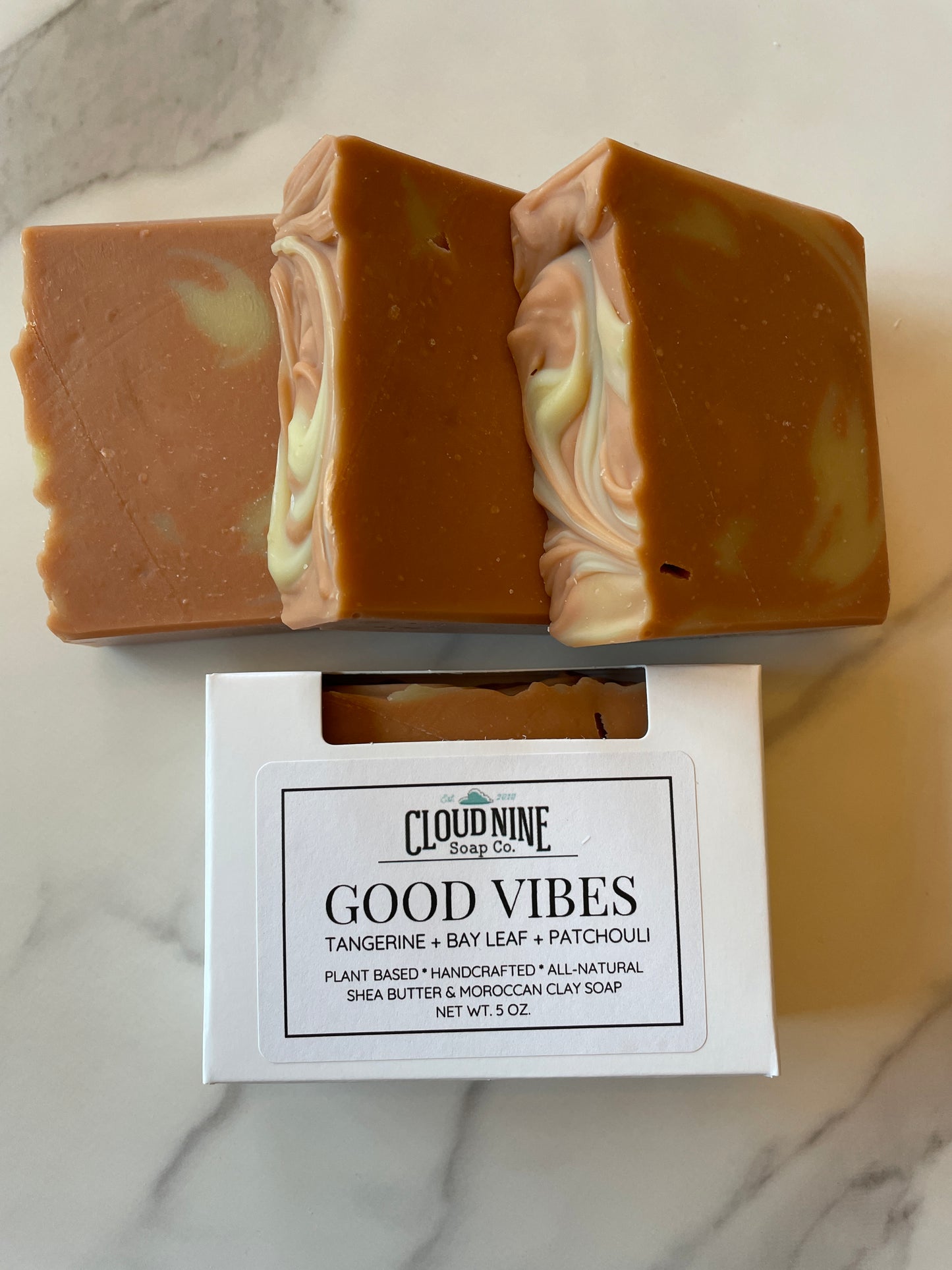 Good Vibes Soap: Sweet Orange, Bay Leaf + Clove (Available 9-5-2025)