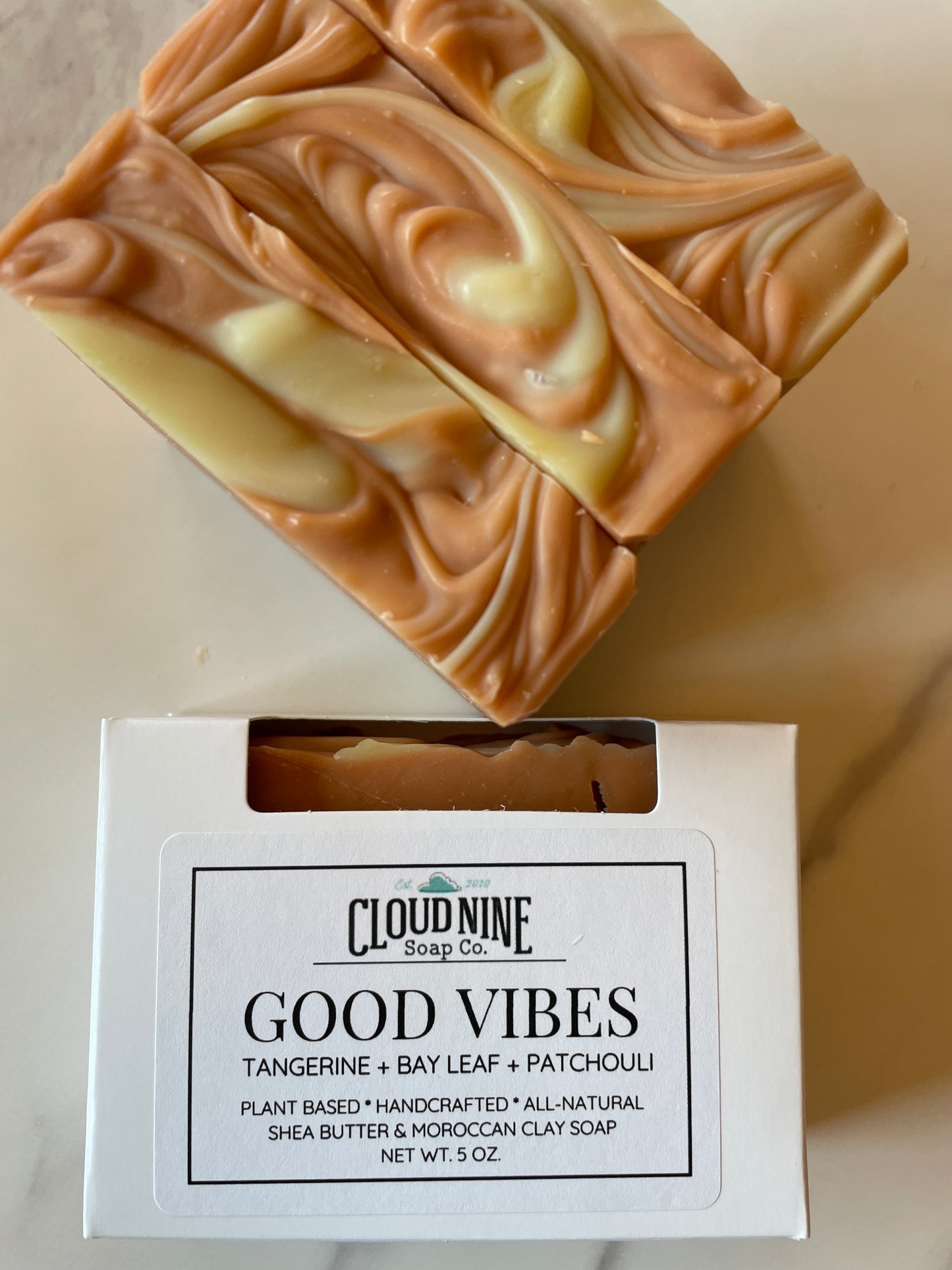 Good Vibes Soap: Sweet Orange, Bay Leaf + Clove (Available 9-5-2025)