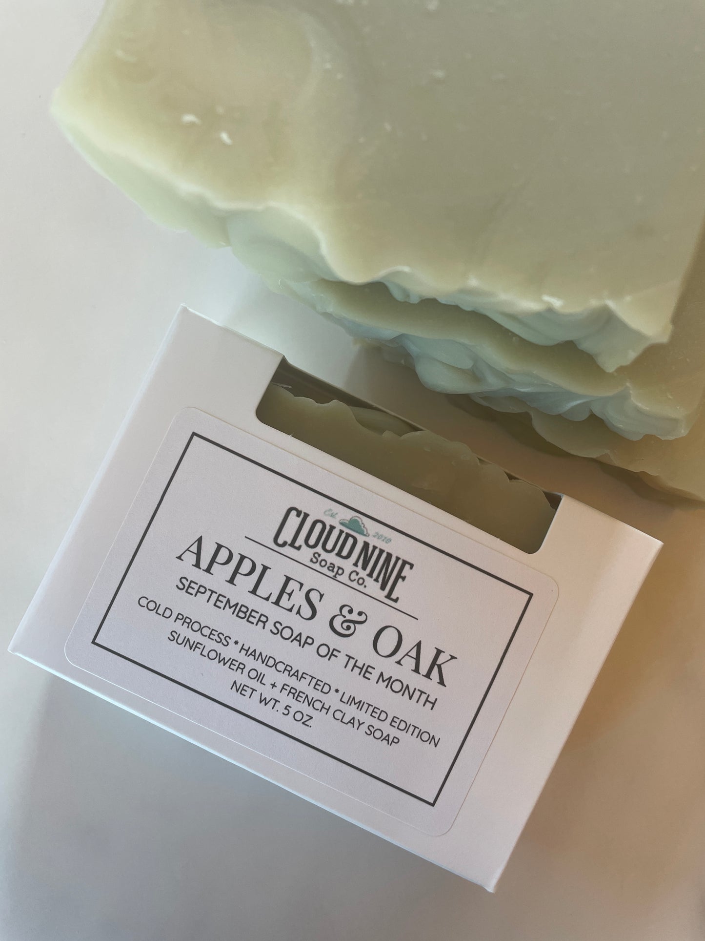 NEW! Limited Edition Apples & Oak Soap: Green Apple & Aged Oak