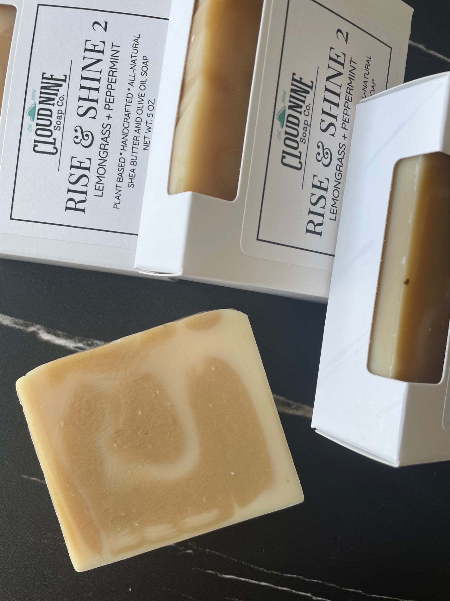 NEW! Rise + Shine 2 Soap: Lemongrass + Peppermint