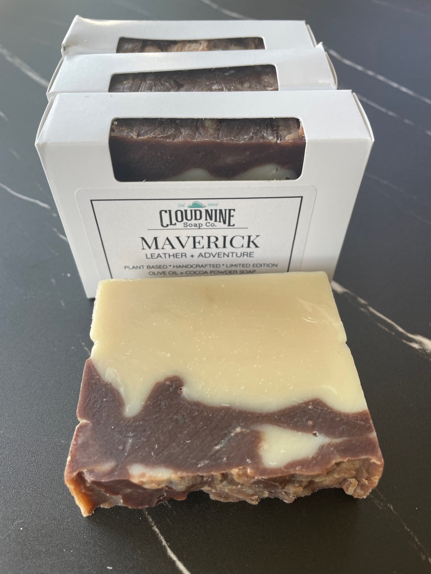 NEW! Limited Edition Maverick Soap: Leather + Adventure (a C9SC Orginal Scent from 2013)