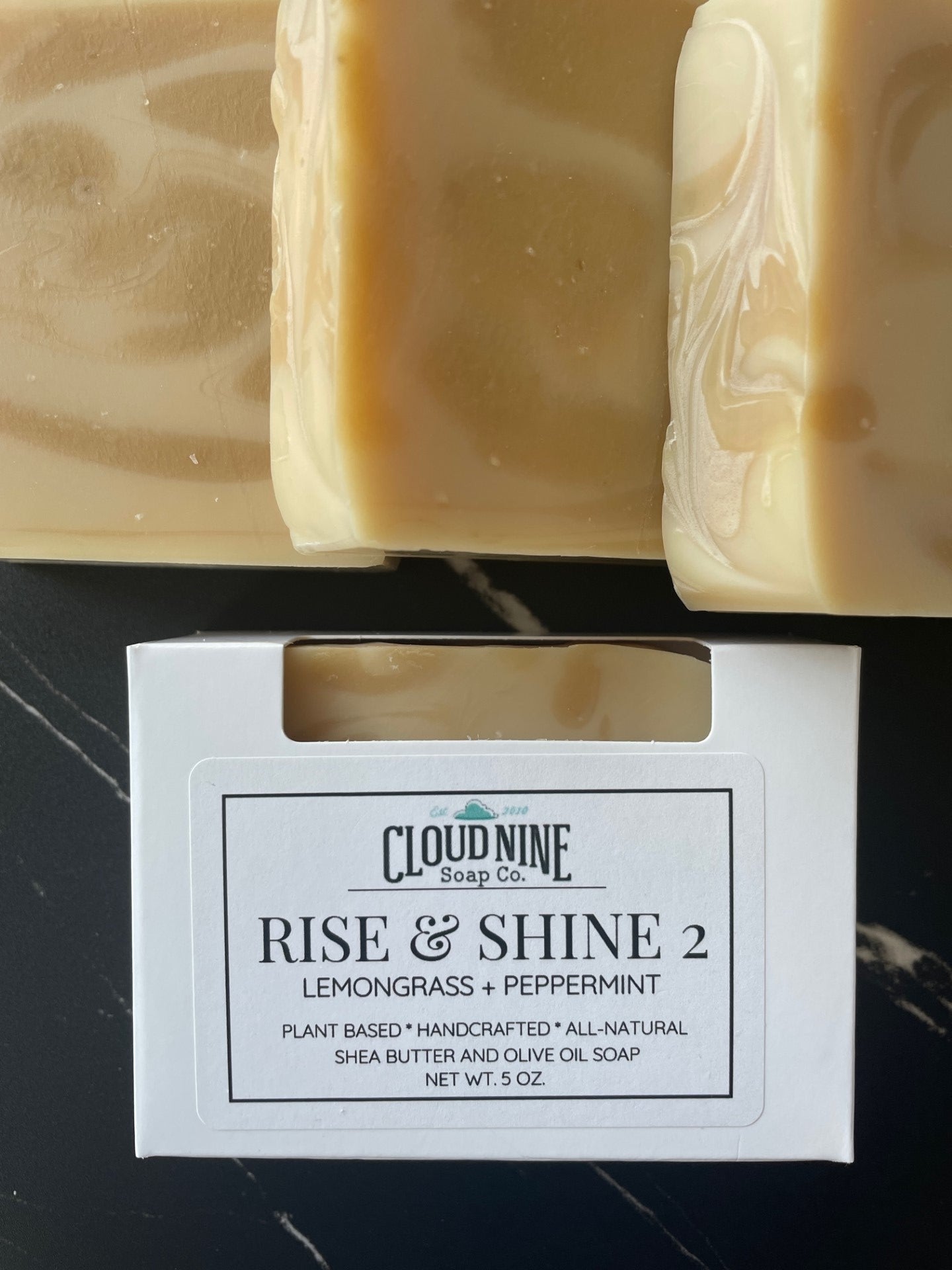 NEW! Rise + Shine 2 Soap: Lemongrass + Peppermint