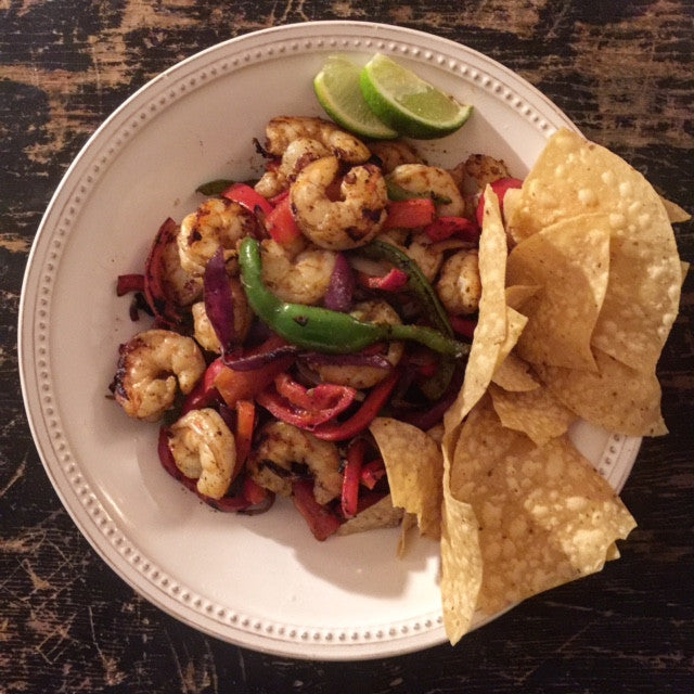 Get Out Of That Funk Shrimp Fajitas (20 Minutes Frig to Fork)