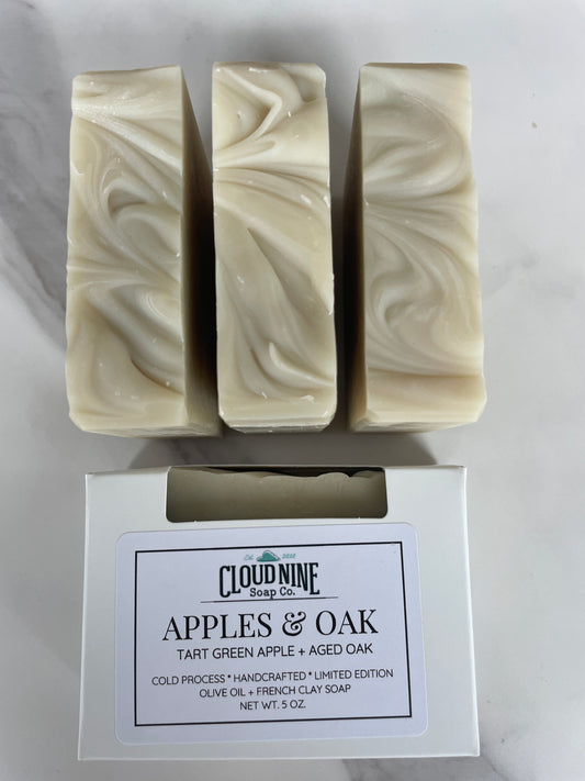 Limited Edition Apples & Oak Soap: Green Apple & Aged Oak