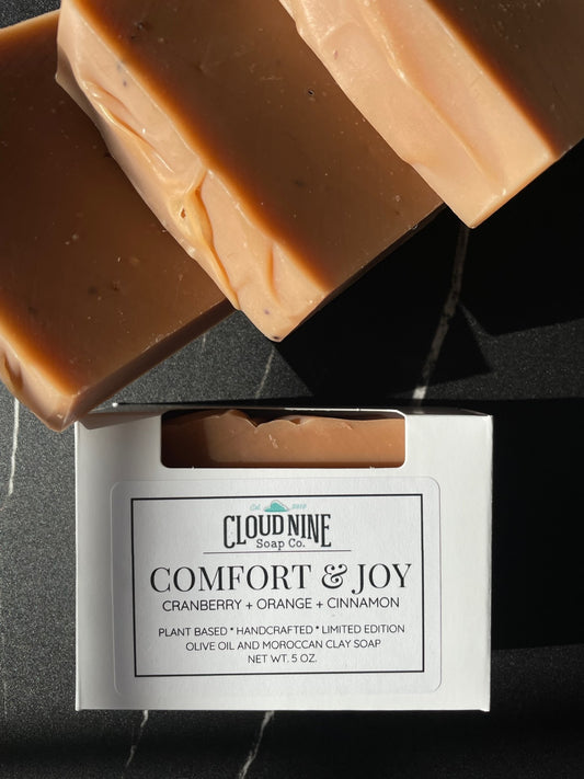 NEW! Comfort & Joy Limited Edition Soap: Cranberry, Fig, Cinnamon