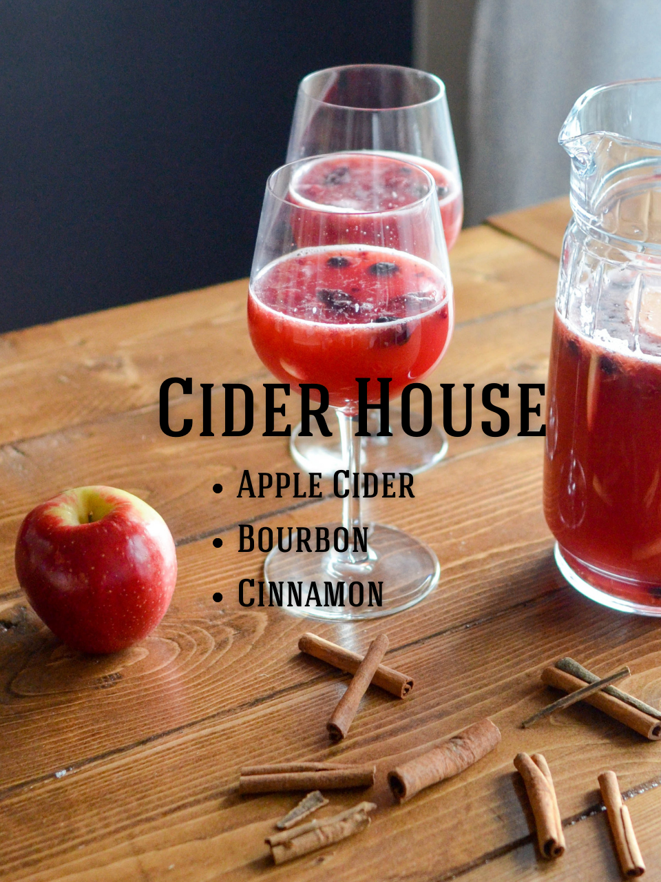 Cider House Soy Candle: Apple Cider, Cinnamon, Bourbon
