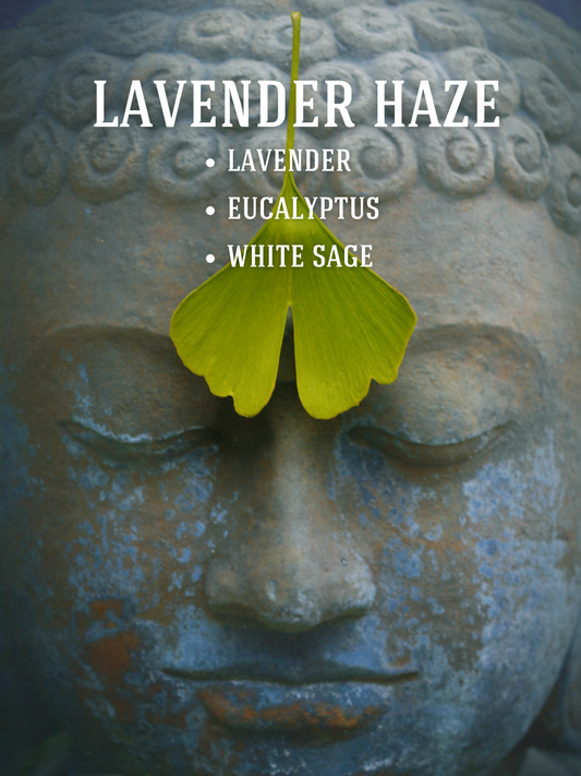 Lavender Haze Soy Candle: Smoked Lavender, Eucalyptus, White Sage