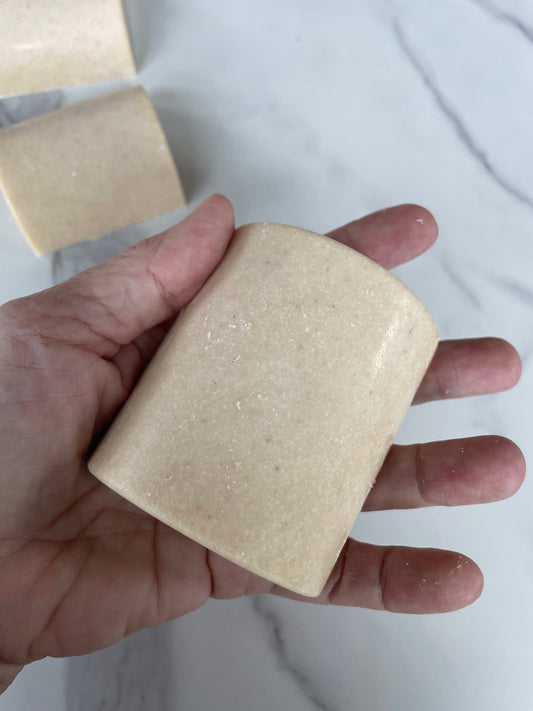 (Restocking 9-15-26) Sea Salt Spa Bar: Coconut Milk, Himalayan Pink Salt, Rosemary + Eucalyptus