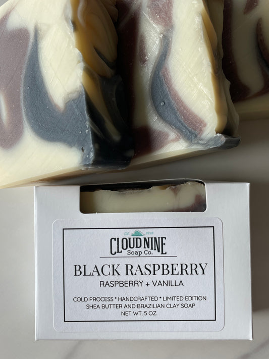 Black Raspberry Soap: Raspberry + Vanilla (Available 9-5-2025)