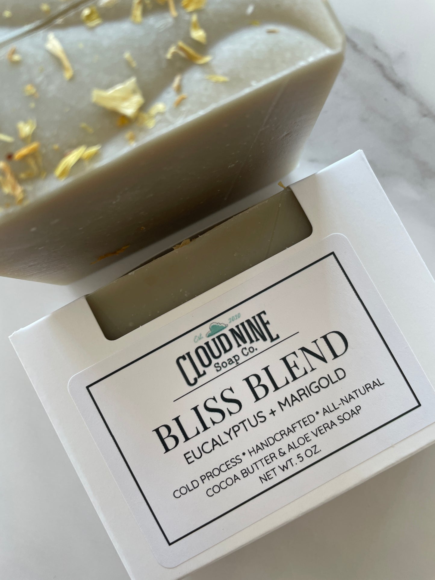 Bliss Blend w/ Aloe Soap: Eucalyptus + Marigold