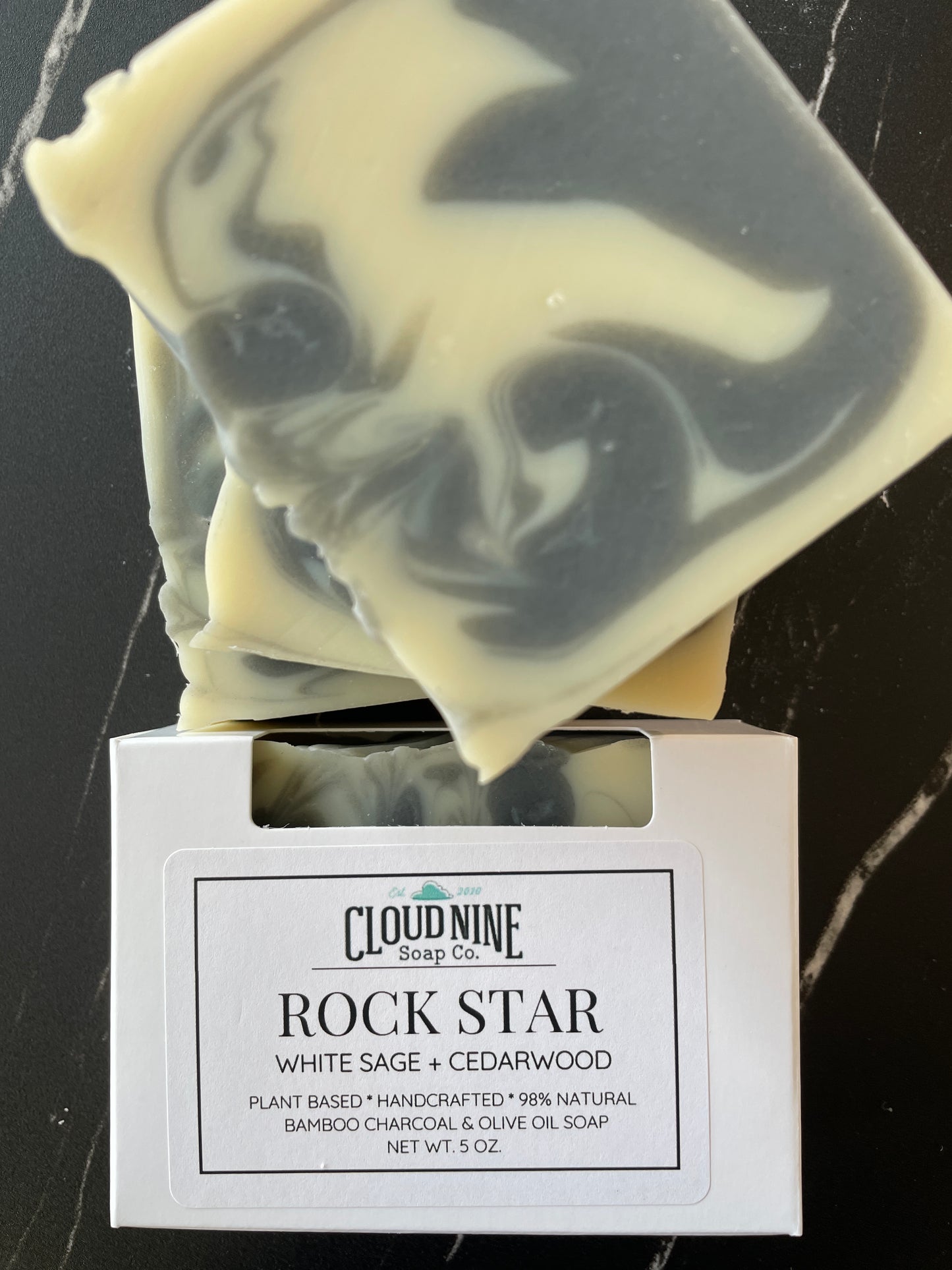 Rock Star Soap: White Sage + Cedarwood