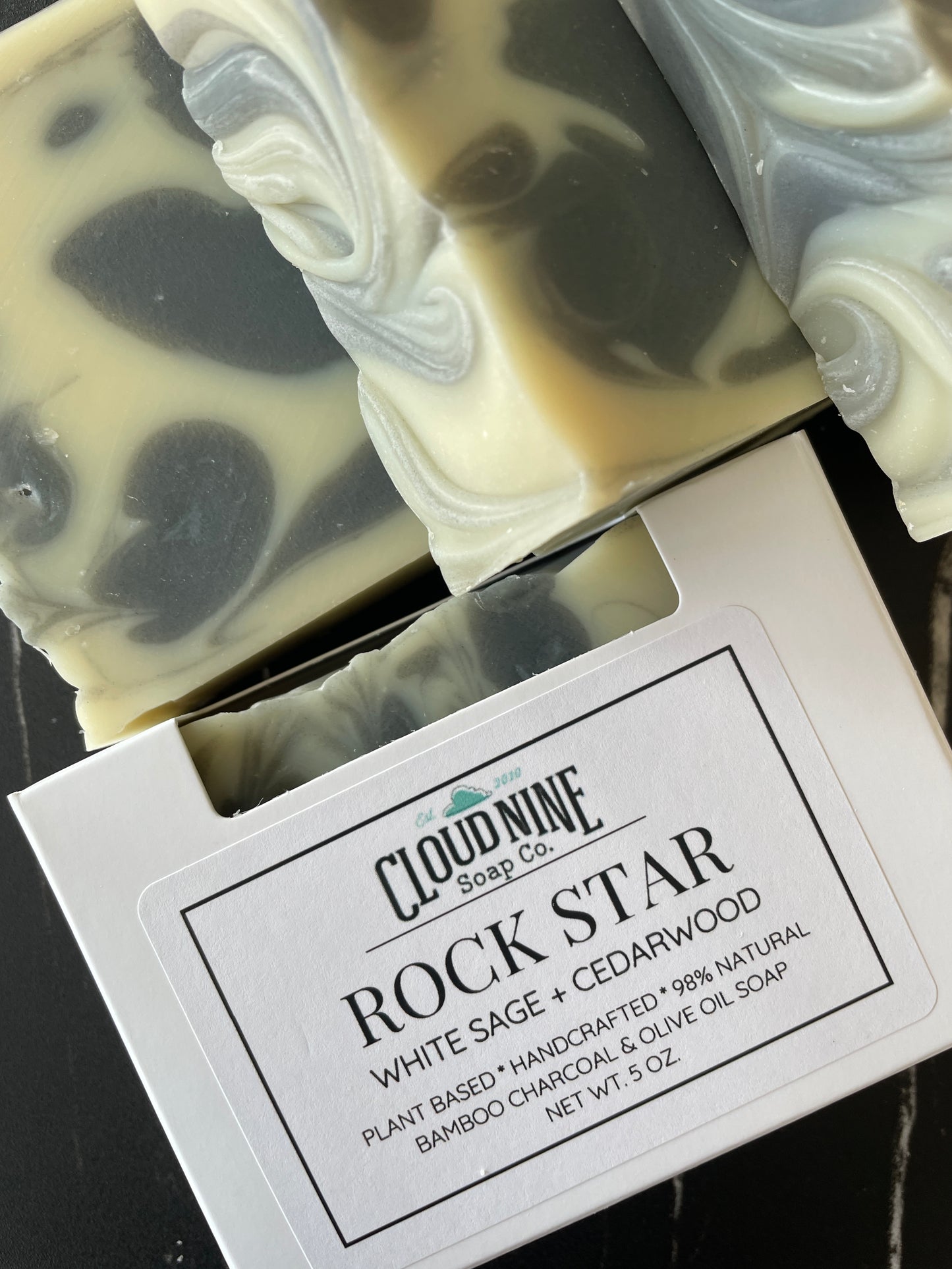Rock Star Soap: White Sage + Cedarwood