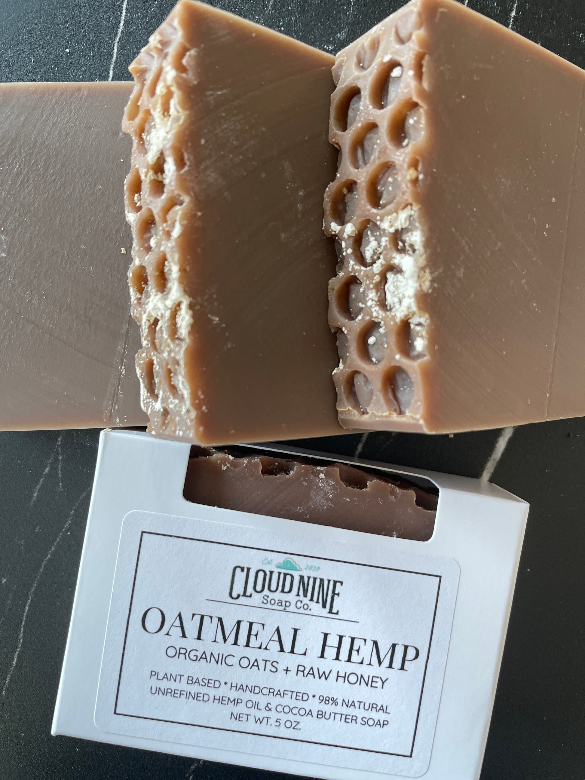 Oatmeal Hemp Soap: Organic Oats + Raw Honey – Cloud Nine Soap Co.