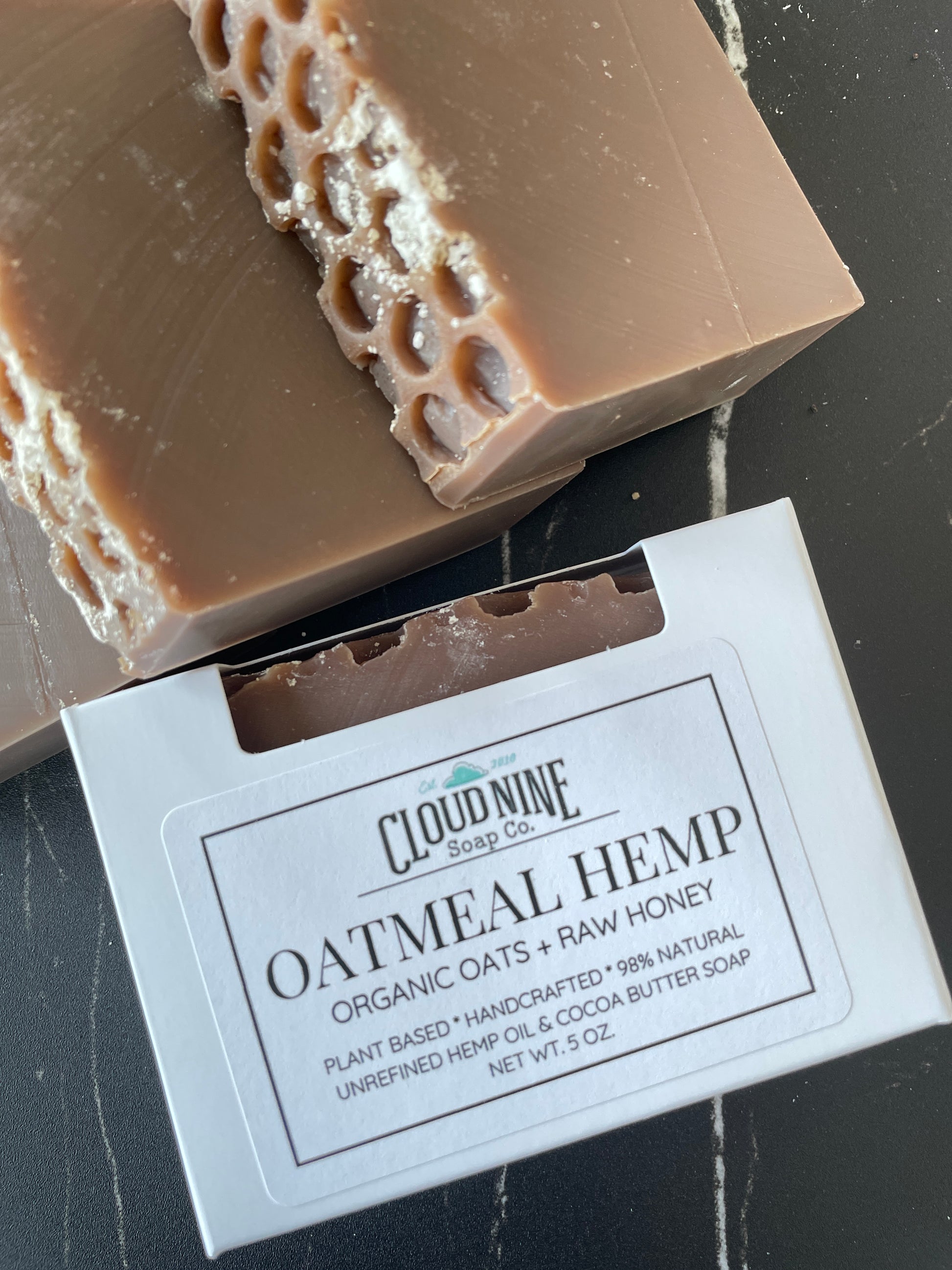 Oatmeal Hemp Soap: Organic Oats + Raw Honey – Cloud Nine Soap Co.
