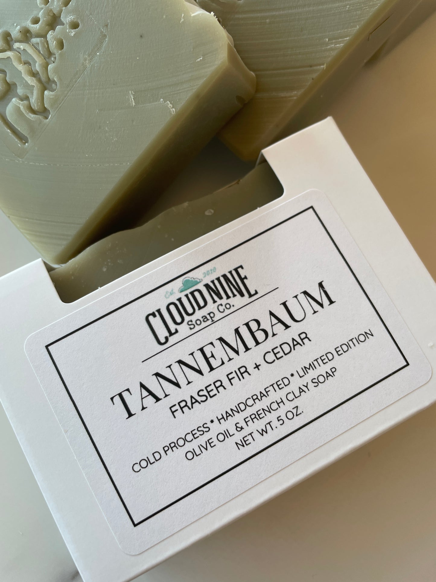 NEW! Limited Edition Tannembaum Soap: Fraser Fir, Eucalyptus, Rosemary