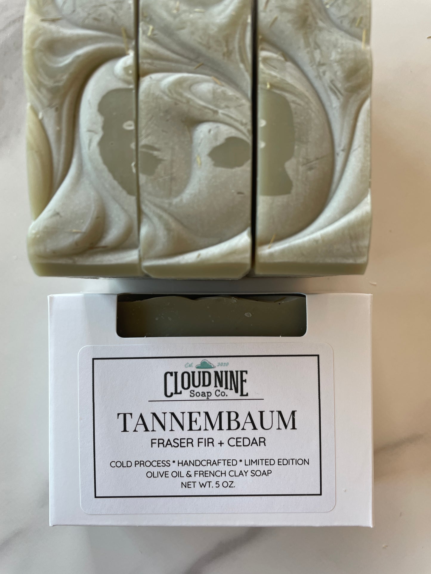 NEW! Limited Edition Tannembaum Soap: Fraser Fir, Eucalyptus, Rosemary