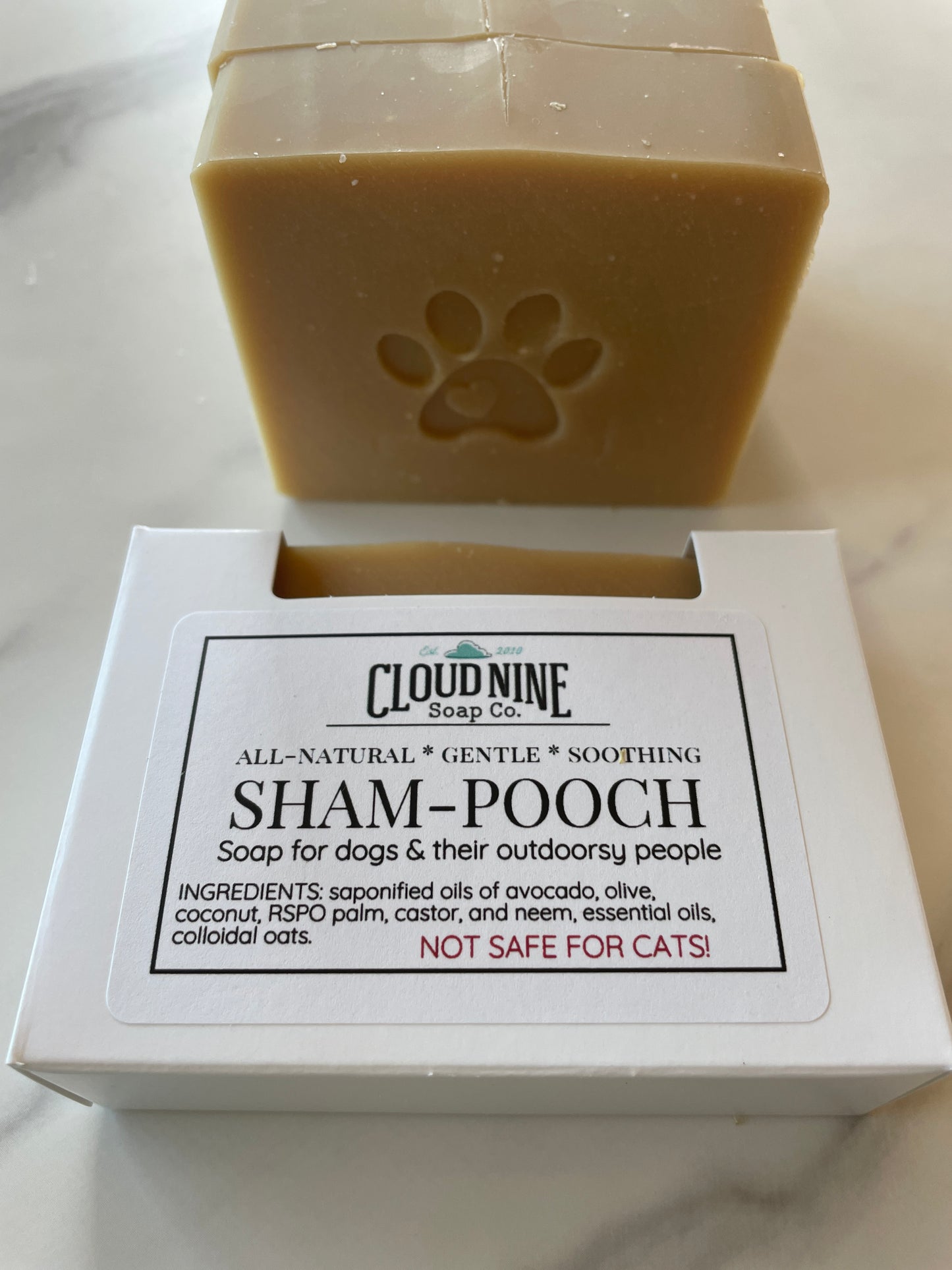 Sham-pooch: Soap for Dogs and their People, too.