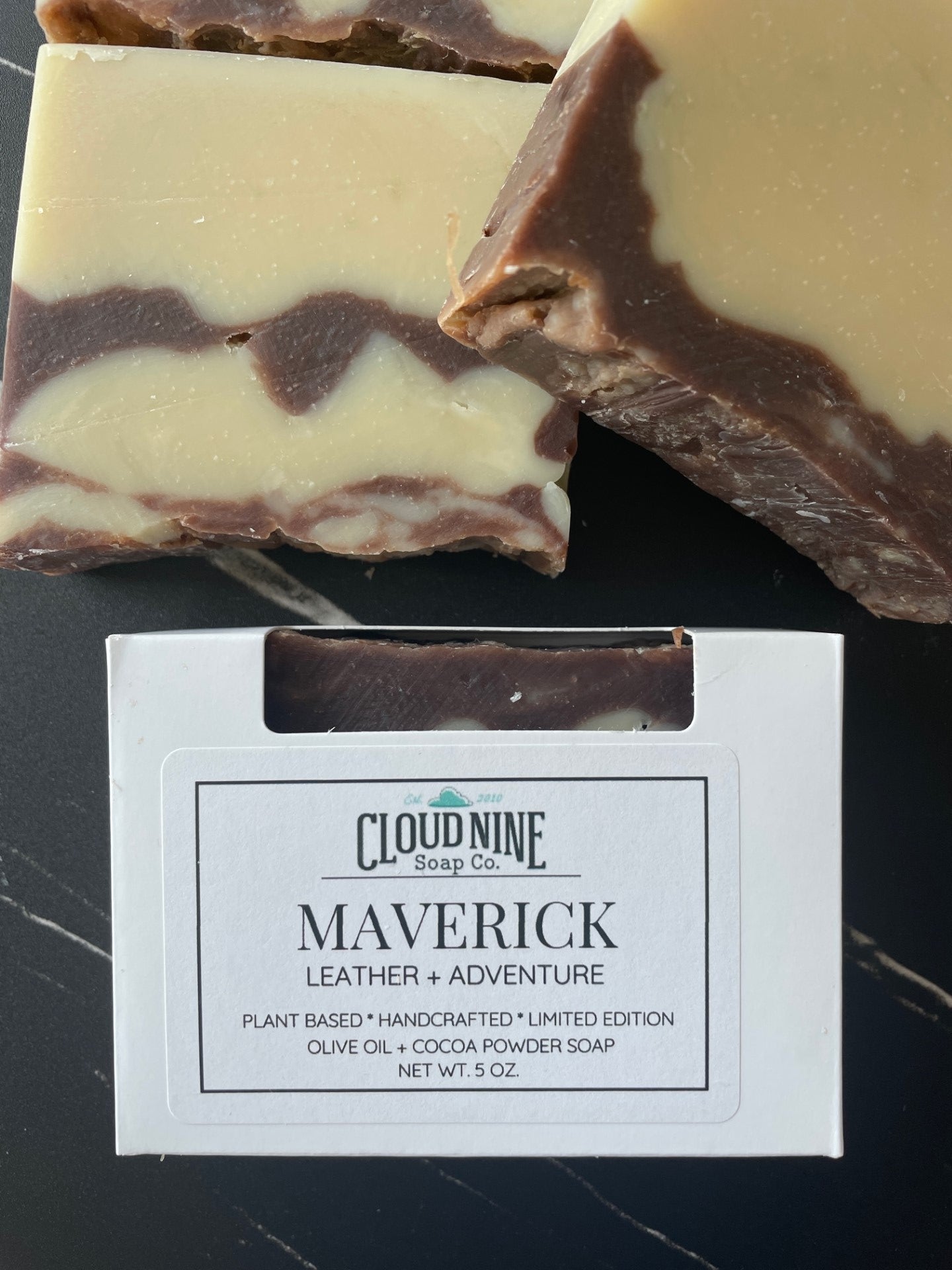 NEW! Limited Edition Maverick Soap: Leather + Adventure (a C9SC Orginal Scent from 2013)