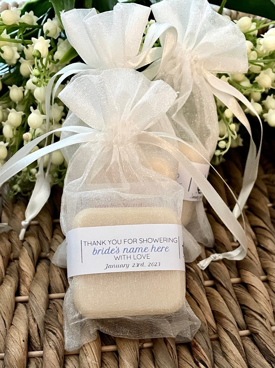 Soap Party Favors: Bridal & Baby Showers (18 pieces)
