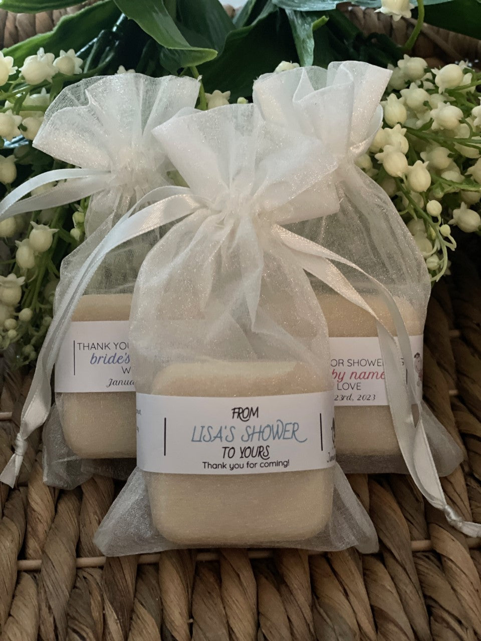 Soap Party Favors: Bridal & Baby Showers (18 pieces)